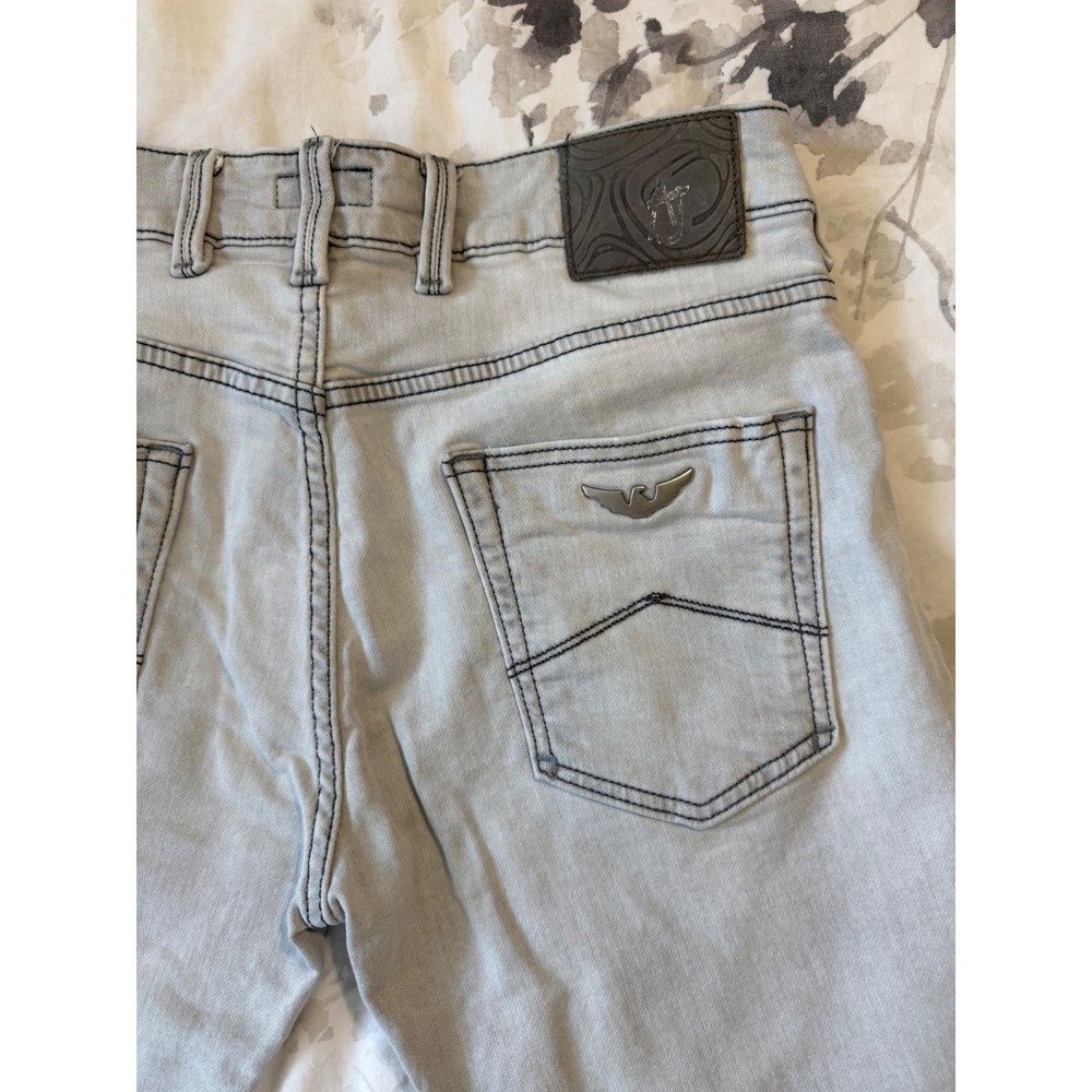 Armani Jeans Mens Limited Edition Grey Slim Fit Denim Made in Italy 31 Stretch